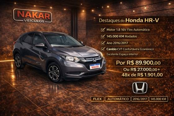 HONDA HR-V 1.8 16V FLEX LX 4P AUTOMÁTICO